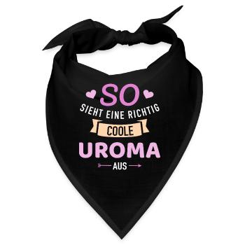 Uroma - Bandana - Schwarz - Vorne