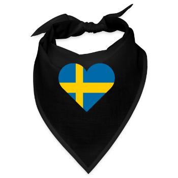 Schweden - Bandana - Schwarz - Vorne