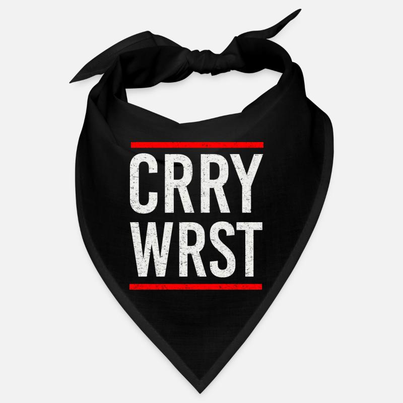 Currywurst design in HipHop Style Bandana