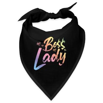 Boss Lady - Bandana - Schwarz - Vorne