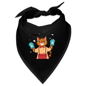Bäckerei - Bandana - Schwarz - Vorne
