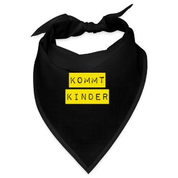 fangen wir endlich an - Bandana - Schwarz - Vorne