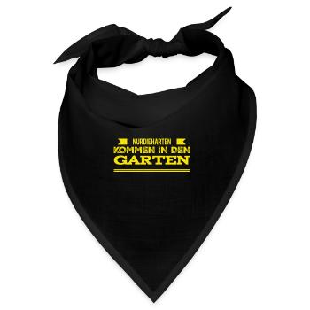 wie hart bist du? - Bandana - Schwarz - Vorne