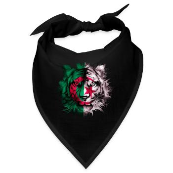 Algerien - Bandana - Schwarz - Vorne