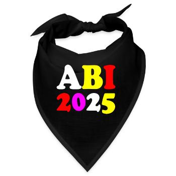 Abi 2025 - Bandana - Schwarz - Vorne