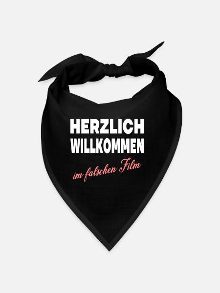 HERZLICH WILLKOMMEN IM FALSCHEN FILM - Bandana - Schwarz