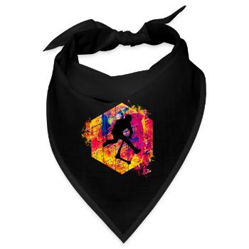 Freestyle-Roller - Bandana - Schwarz - Vorne