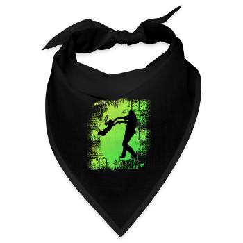 Vater und Tochter - Bandana - Schwarz - Vorne