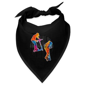Freestyle-Roller - Bandana - Schwarz - Vorne