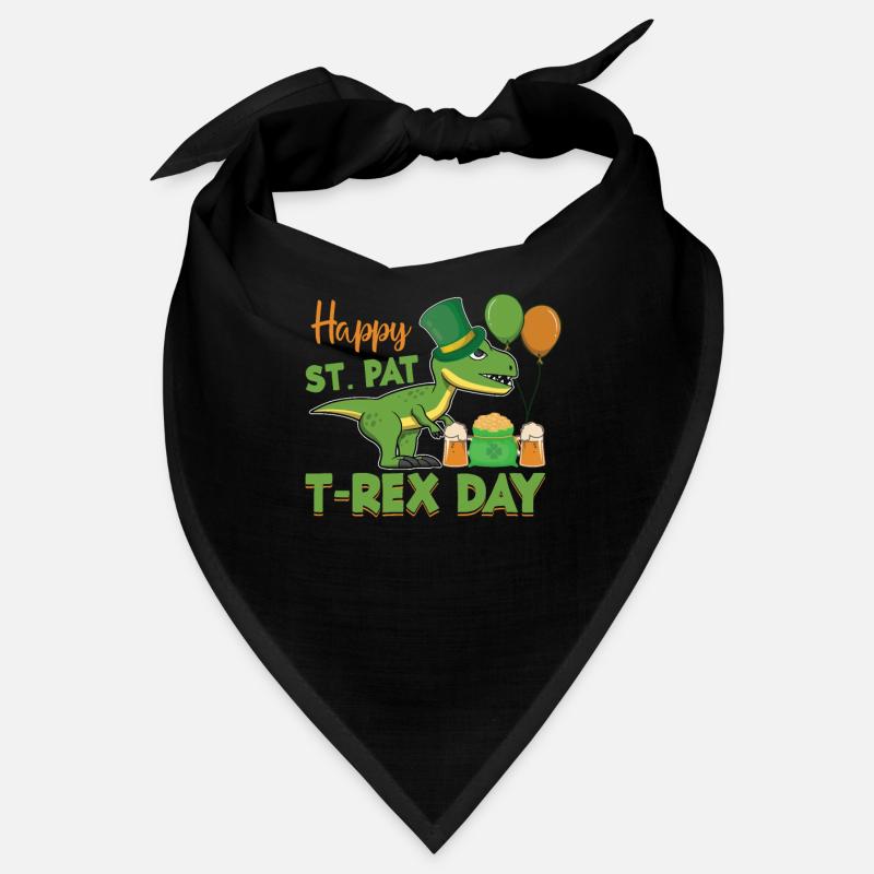 St. Patricks Day T-Rex Bandana