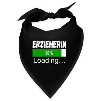 Erzieherin Ausbildung - Bandana - Schwarz - Vorne