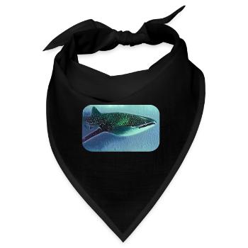 Walhai Whaleshark - Bandana - Schwarz - Vorne