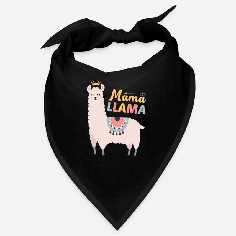 Mama Lama - Bandana - noir