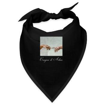 MichelAngelo - Creation of Adam - Creazione di - Bandana - Schwarz - Vorne