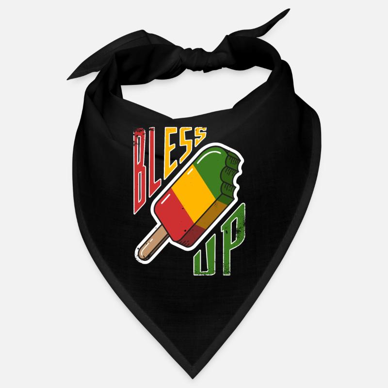 Bless Up, jamaikanisches Reggae Musik Eis Bandana