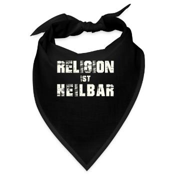 Religion Atheist - Bandana - Schwarz - Vorne