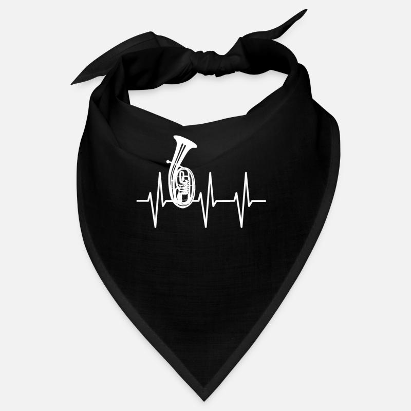 Fréquence cardiaque de la corne ténor - instrument à vent Bandana