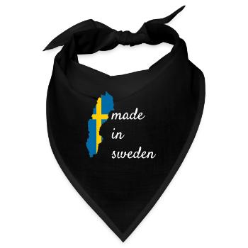 Schweden - Bandana - Schwarz - Vorne