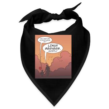 Lustiges Coding Programmiersprachen Design - Bandana - Schwarz - Vorne