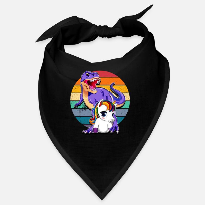 Unicorn and Dinosaur Bandana