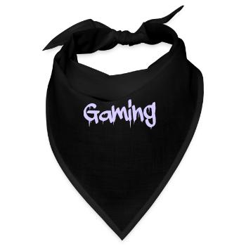 gaming - Bandana - Schwarz - Vorne