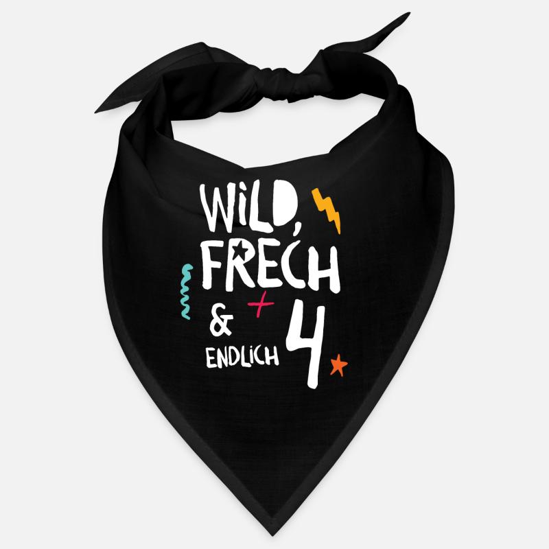 Wild Frech & Endlich 4. Kind vierter Geburtstag Bandana
