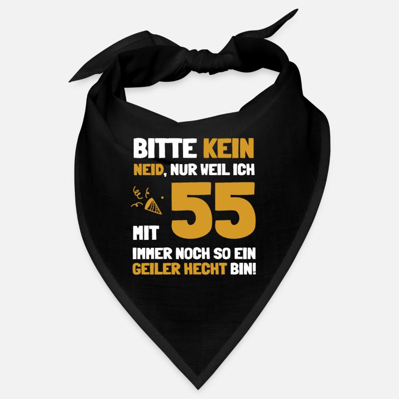 Mit 55 Jahren ein geiler Hecht Geburtstag Bandana