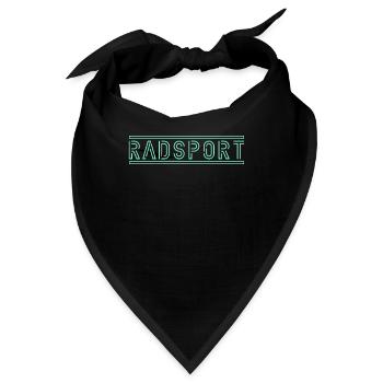 Radsport - Bandana - Schwarz - Vorne