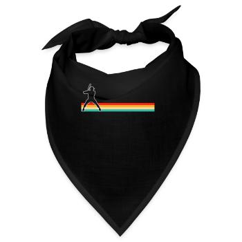 Baseball Retro - Bandana - Schwarz - Vorne