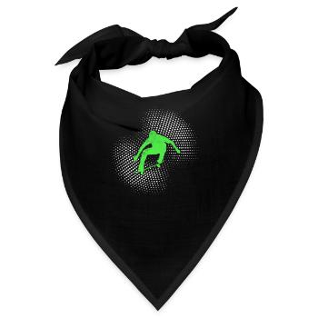 Skateboarding - Bandana - Schwarz - Vorne