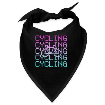 Fahrrad fahren - Bandana - Schwarz - Vorne