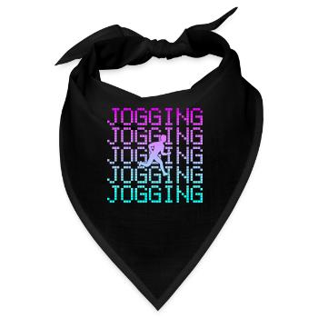 Joggen - Bandana - Schwarz - Vorne