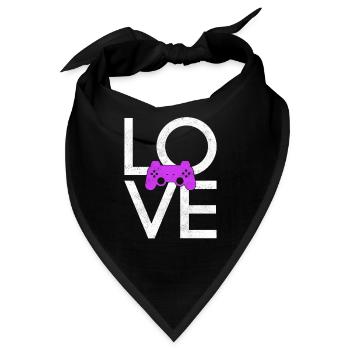 Gaming - Bandana - Schwarz - Vorne
