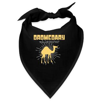 Dromedar Flüsterer - Bandana - Schwarz - Vorne