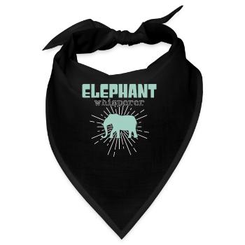 elephant whisperer - Bandana - Schwarz - Vorne