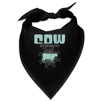 Kühe Flüsterer - Bandana - Schwarz - Vorne