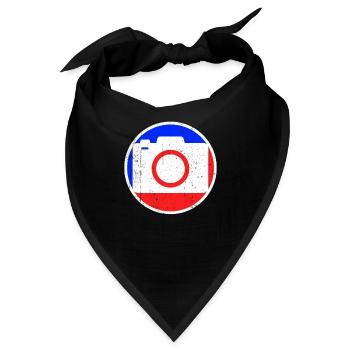 Fotografie Logo - Bandana - Schwarz - Vorne