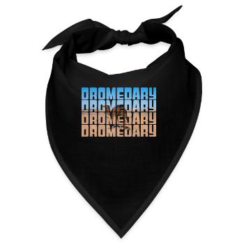 Dromedar - Bandana - Schwarz - Vorne