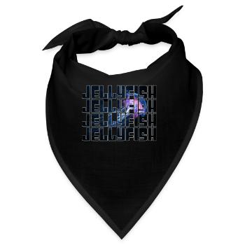 Qualle - Bandana - Schwarz - Vorne