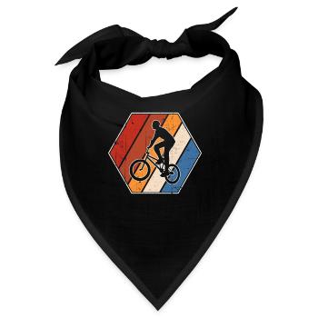 BMX Retro - Bandana - Schwarz - Vorne