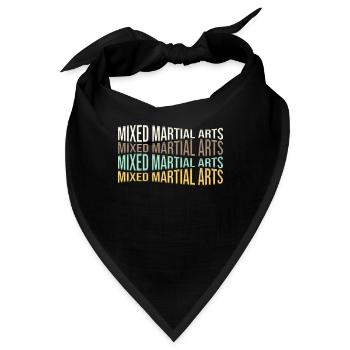 mma - Bandana - Schwarz - Vorne