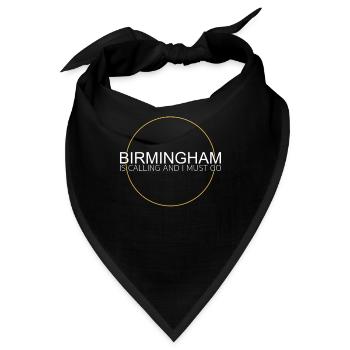 Birmingham Spruch - Bandana - Schwarz - Vorne