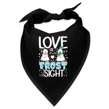 Love At Frost Sight für Männer Frauen und - Bandana - Schwarz - Vorne