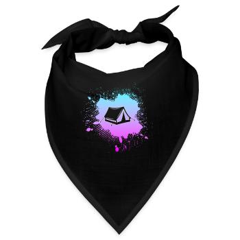 Campen - Bandana - Schwarz - Vorne