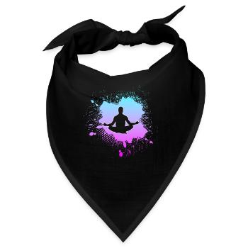 Meditation - Bandana - Schwarz - Vorne