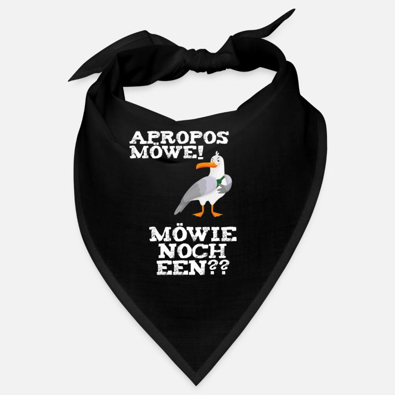 Apropos Möwe Möwie noch een? plattdeutscher Spruch Bandana