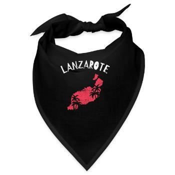 Lanzarote - Bandana - Schwarz - Vorne
