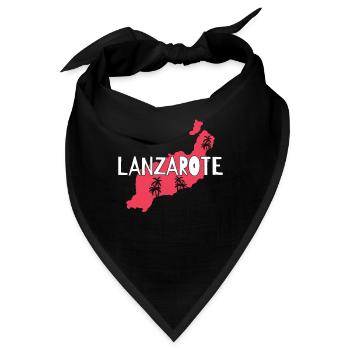 Lanzarote - Bandana - Schwarz - Vorne