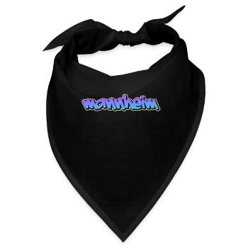 Mannheim - Bandana - Schwarz - Vorne