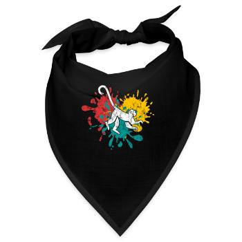 Affe monkey - Bandana - Schwarz - Vorne